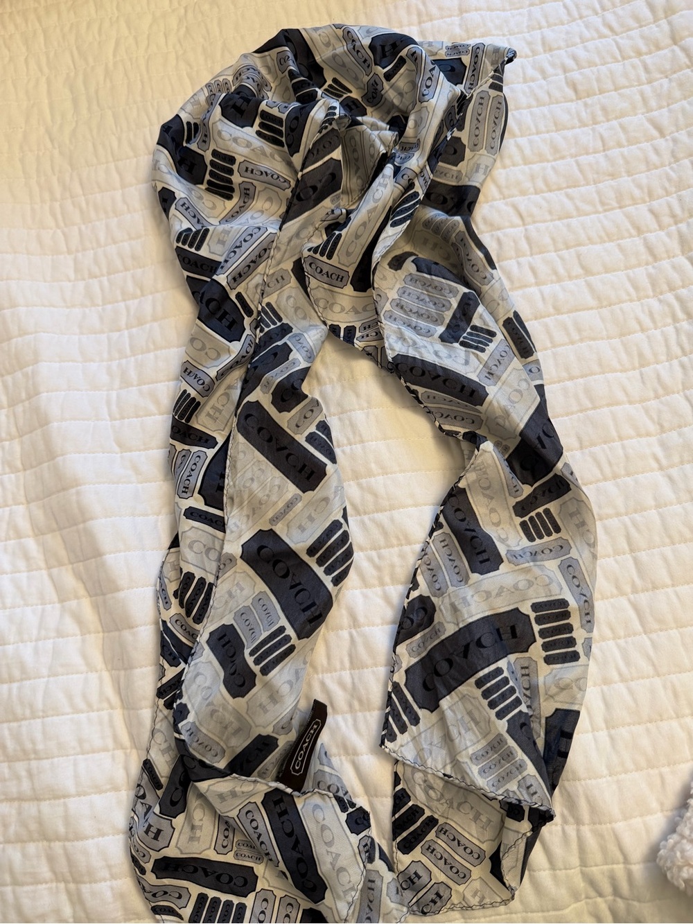 Coach silk scarf